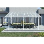 NADSTREŠEK ZA TERASO PALRAM SIERRA, BELA/TRANSPARENT 3X5,46M - slika 2
